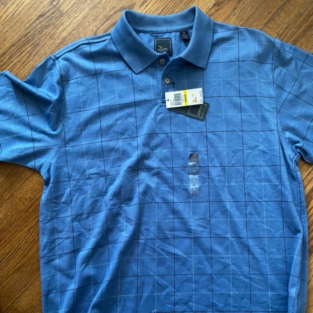 Arrow Blue polo (with tags) Mens M